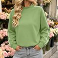 thumbnail image 2 of Enjoytime Sweatshirt for Women Mock Neck Long Sleeve Pullover Sweatshirts Fall Winter Fashion Casual Plus Size Womens Clothing, 2 of 8