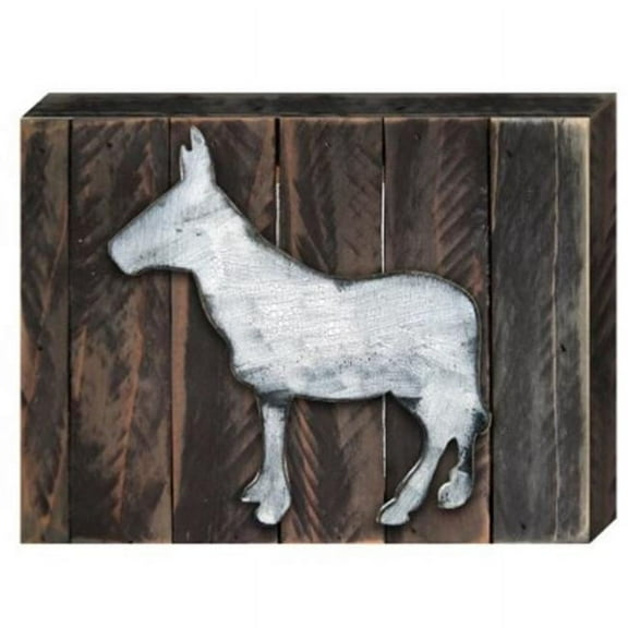 Designocracy 99139-O Donkey Wooden Ornament