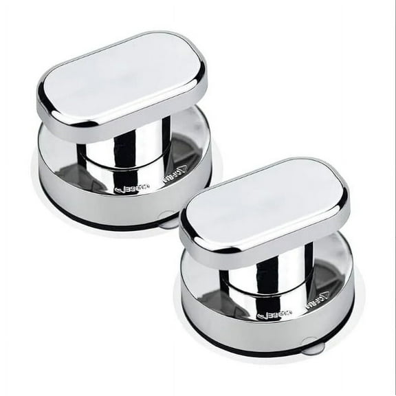 2Pcs Suction Cup Door Handle Glass Door Handle Strong Suction Cup Pull Handles For Bathroom Glass Cupboard Drawer Door Handle