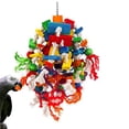 thumbnail image 5 of SPRING PARK Bird Block Toys Banana Apple Skewers Big Bunch Toys with Bells for Medium Parrots and Birds Like African Grey and Cockatoos, 5 of 7