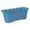Blue, variant on Rectangular Planters, 11.89X5.39X5.2inch Window Box Planters, Plastic Flower Pots, Succulent Planter Pots, Railing Planter Boxes with Wavy Edge, Durable Lightweight Planters for Indoor Outdoor