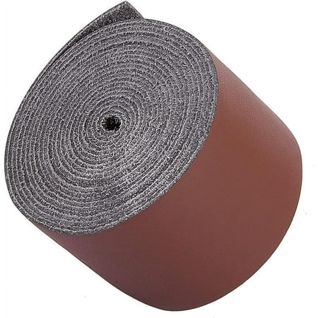 Matte Leather Strap 1.5 Inch Wide 79 Inch Long Saddle Brown Flat Leather Belt Strips for DIY Crafts Clothing Jewelry Wrapping Making Bag Furniture Handles Pet Collars Traction Ropes Belt