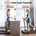 thumbnail image 6 of Foldable Treadmill, Dprodo 2-in-1 Walking Pad 3.0HP Under Desk Treadmill, Widened 18.1 inche Running Belt,Speeds 0.5-8Mph Exercise Treadmill 350 lbs Capacity with App Connection, Remote, 6 of 12