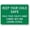 Warning Sign 1, variant on Warning Sign No Smoking Within 10 Feet of Main Entrances Exits - 8"x12" Aluminum Metal Tin Business Sign