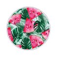 thumbnail image 3 of Kezqiaxn Quick Dry Beach Towel Tropical Fruit Round Microfiber Beach Towels Quick Drying Bath Towels Sandproof Beach Blanket Multi-Purpose Towel For Travel Sports Swimming Pool Camping, 3 of 5