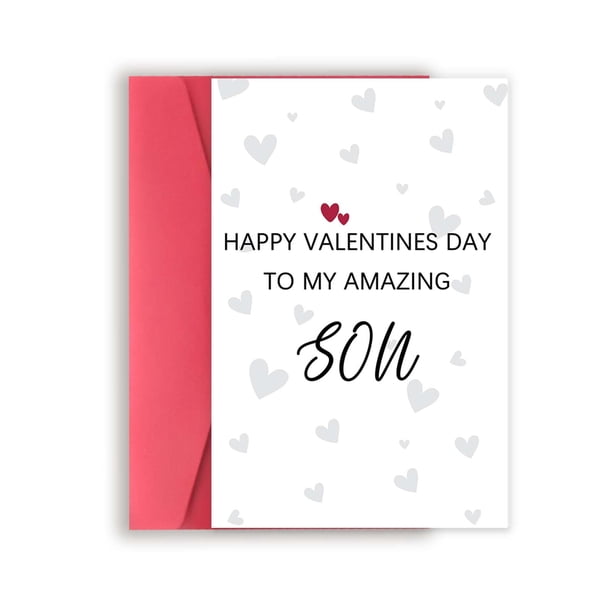 Tarjeta de San Valentín YikaLus para hijo, divertida idea de regalo