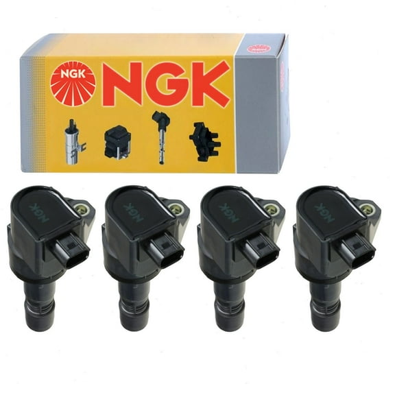 4 pc NGK Ignition Coils compatible with Honda HR-V 1.8L L4 2016-2019
