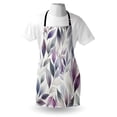 thumbnail image 3 of Lavender Apron, Art Winter Themed Dancing Leaves with Indigo Tones on Plain Background, Unisex Kitchen Bib with Adjustable Neck for Cooking Gardening, Adult Size, Blue Grey Pale Purple, by Ambesonne, 3 of 3