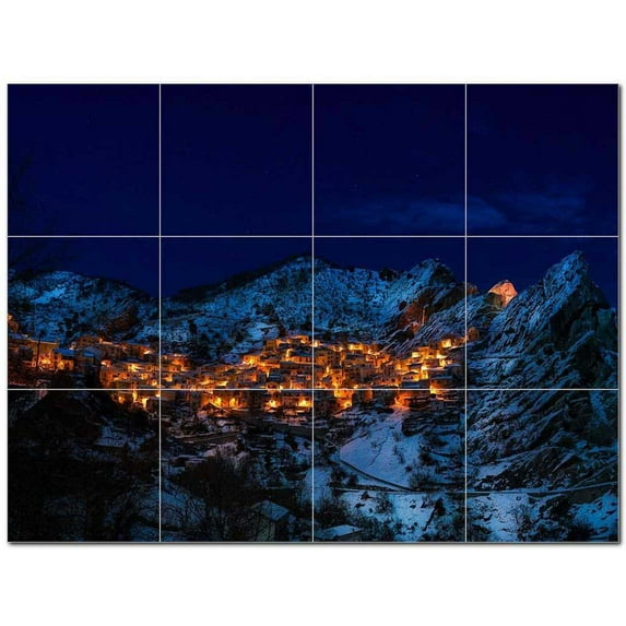 Mountain Ceramic Tile Mural Kitchen Backsplash Bathroom Shower 401094-S43