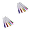 thumbnail image 1 of kurtrusly 6 Pcs/set Lime à Ongles Professionnelle Givrée Résistante à l'Usure Bord Plat Outils de Manucure en Verre Cadeau Parfait 9cm 2Set, 1 of 6