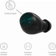 thumbnail image 3 of Billboard Audífonos Inalámbricos Earbuds Soul Track, Micrófono Incorporado, Resitente A Salpicaduras, Asistente De Voz, Batería De hasta 36 Horas De Duración Modelo 2025 (Negro), 3 of 3