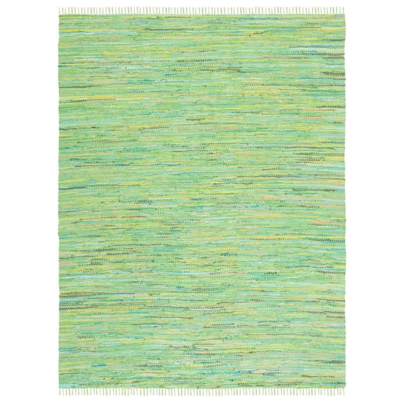 SAFAVIEH Montauk Renae Distressed Area Rug, Green, 6' x 9'