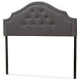 thumbnail image 4 of Baxton Studio Cora Modern and Contemporary Dark Grey Fabric Upholstered Queen Size Headboard, 4 of 4