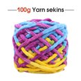 thumbnail image 4 of Advancent Hilo de tejer de 100g, bufandas de hilo para tejer a mano, gorro, gorro, hilos de ganchillo tejidos a mano, accesorio de costura para Artesanía No.19 Advancent HA009091-19, 4 of 6
