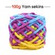 thumbnail image 4 of Advancent Hilo de tejer de 100g, bufandas de hilo para tejer a mano, gorro, gorro, hilos de ganchillo tejidos a mano, accesorio de costura para Artesanía No.19 Advancent HA009091-19, 4 of 6