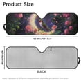 thumbnail image 7 of Yuyamidu Hummingbird Windshield Sun Shade for 2007-2023 Wrangler Rubicon Sahara TJ JK JKU 2 & 4 Door-Blocks UV Rays Sun Visor Protector, Pink Rose Car Sun Shade Keep Your Vehicle Cool, 7 of 7
