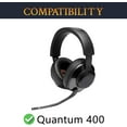 thumbnail image 2 of SOULWIT Replacement Headband Pad Kit for JBL Quantum 400(Q400) Headphones, Easy DIY Installation - Black, 2 of 3