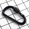 thumbnail image 4 of D Shaped Carabiner Hook Keychain Climbing Equipment Backpack Buckle Carabiner, 4 of 9