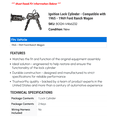 thumbnail image 2 of Ignition Lock Cylinder - Compatible with 1965 - 1969 Ford Ranch Wagon 1966 1967 1968, 2 of 2