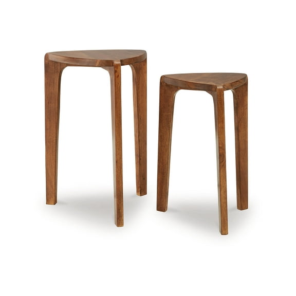 Signature Design by Ashley Brynnleigh Accent Table (Set of 2), Medium Brown