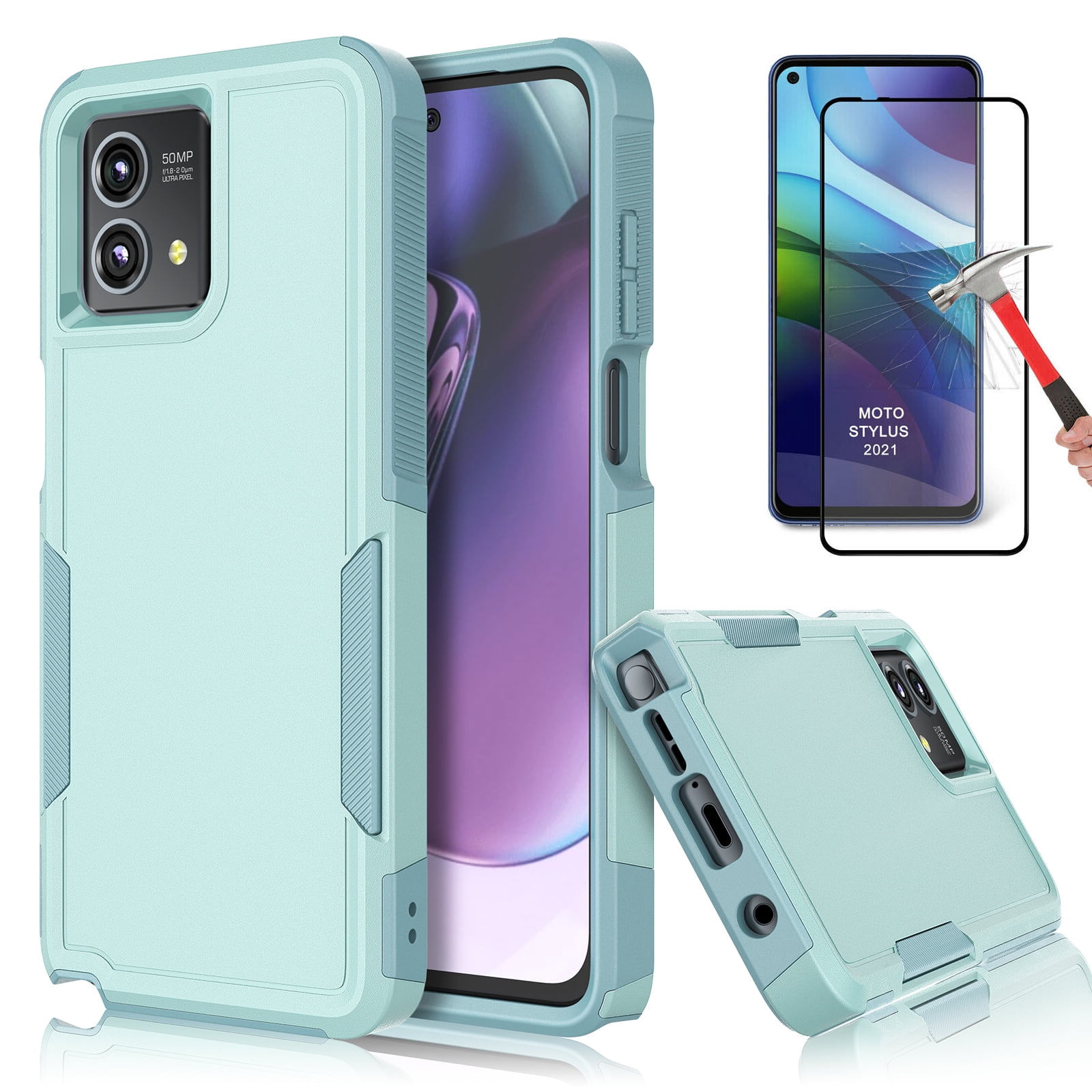 Njjex for Motorola Moto G Stylus 5G 2023 Phone Case,360 Full Body