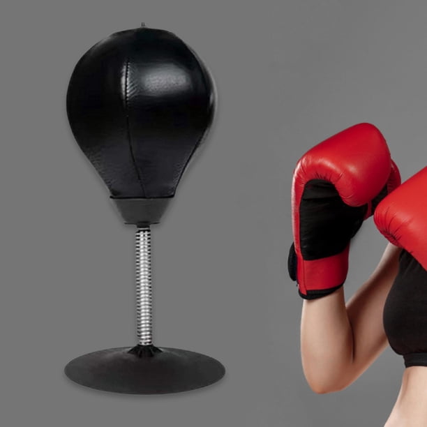 de Boxeo de Escritorio, de Boxeo Boxeo Conjuntos de Entrenamiento de Boxeo de Construcción de Cuerpo de Fitness profesion , negro DYNWAVEMX Pelota de boxeo