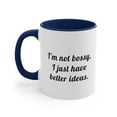 thumbnail image 3 of Coworker Gifts Two-Tone 11oz Mug "I'm not bossy, I just have better ideas.", 3 of 4