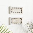 thumbnail image 2 of DecMode Indoor White Wood Farmhouse Sign Wall Decor, Set of 2, 2 of 9