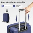 thumbnail image 5 of Ktaxon 4-Piece Luggage Set Hardshell Lightweight ABS Carry On Suitcase 360° Spinner Wheels Blue, 5 of 11