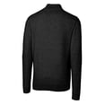 thumbnail image 3 of Men's Cutter & Buck Black New Hampshire Fisher Cats Lakemont Tri-Blend Quarter-Zip Pullover Sweater, 3 of 3