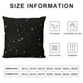 thumbnail image 5 of GOSMITH  Constellation Throw Pillow Covers Soft Galaxy Starry Sky Pillow Cases Cushion Covers for Living Room Bedroom Moon Stars Decorative Throw Pillowcases for Sofa Couch Chair, 5 of 5