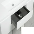 thumbnail image 2 of Spaco 48" Floating Bathroom Vanity with Sink, Modern Wall-Mounted Bathroom Storage Vanity Cabinet with Resin Top Basin and Soft Close Drawers, White, 2 of 15