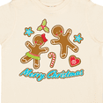 thumbnail image 4 of Inktastic Merry Christmas with Gingerbread Cookies Boys or Girls Toddler T-Shirt, 4 of 5