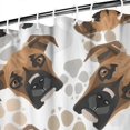 thumbnail image 3 of Cute Doberman and Dog Footprint Shower Curtain 84"x72" ,Bathroom Decorative Shower Curtains Set with 12 Hooks,Modern Waterproof Washable Shower Curtain, 3 of 6