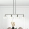 thumbnail image 2 of 53644-91-Livex Lighting-Glendon - 4 Light Large Linear Chandelier-18.75 Inches Tall and 8.25 Inches Wide-Brushed Nickel Finish, 2 of 7