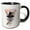 Black/White, variant on 3drose, Lilac Point Siamese with a Turkey Feather and Pilgrim Hat Thanksgiving, 11oz Magic Transforming Mug