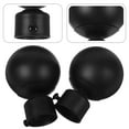 thumbnail image 3 of SHISUYAN Embouts Noirs pour Tringle à Rideaux Embouts de Tringle 28 mm Capuchon Décoratif d'Extrémité de Tringle à Rideaux 2 Pcs pour Pièces de Rideaux de Fenêtre Accessoire, 3 of 6