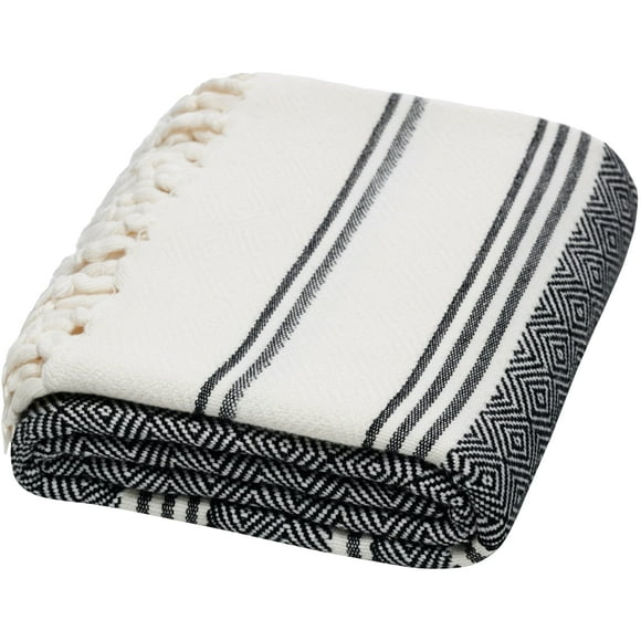 Toalla turca de baño y playa DEMMEX Organic Diamond Cotton