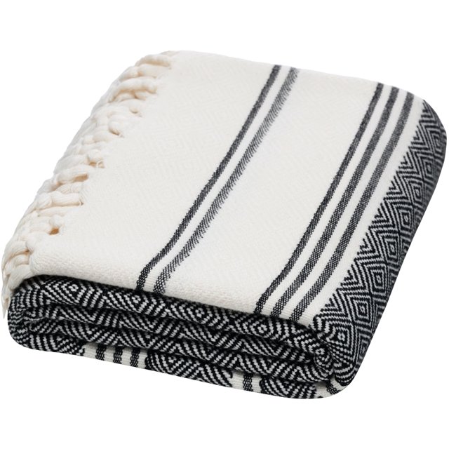 Toalla turca de baño y playa DEMMEX Organic Diamond Cotton