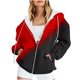 thumbnail image 1 of Chaqueta y abrigo informal de manga larga con capucha y estampado para mujer, chaqueta con capucha y manga larga con cremallera, abrigo de poliéster para mujer, 1 of 5