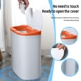 thumbnail image 4 of Clearance! Fanshiluo Trash Can-Touchless Sensor Trash Can 13 Liter/3.4 Gallon Small Capacity Trash Can With Lid Sensor Kitchen Bin Recycling For Kitchen/Living Room/Office, 4 of 8