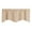Camel, variant on Short Curtain Panel Solid Color Valance Half Drape For Kitchen Windows Dark Blue