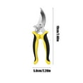 thumbnail image 3 of Stainless Steel Multi-Functional Gardening Shears - Tree Trimming Shears, Orchard & Flower Garden Pruners, Floral Scissors for Plants, Bushes, Branches & Garden Maintenance, 3 of 6