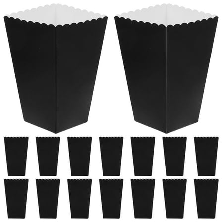 WHAMVOX 24pcs Popcorn Boxes Popcorn Containers for Party Snack Candy Popcorn Bags Popcorn Holders