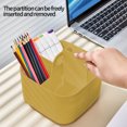 thumbnail image 3 of Modular Plastic Desk Organizer - Multi-Compartment Storage Container for Makeup Brushes, Stationery & Art Supplies (Ergonomic Handle Design), 3 of 7