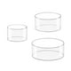 thumbnail image 4 of Paquete de 3 soportes para pasteles y cupcakes de 6, 8 y 10 pulgadas con fondo hueco, cajas cilíndricas rellenables para fiestas de cumpleaños., 4 of 9