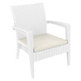 thumbnail image 2 of Compamia Miami Resin Club Chair in White, 2 of 9