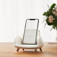 thumbnail image 2 of ZHAOCHENG Cargadores Inalámbricos Soporte Magnético 15W Altura Ajustable Soporte Para Teléfono Celular 3 En 1 Sofá Sillón Estación De Carga Para Oficina - Blanco, 2 of 5