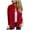 Red, variant on MELDVDIB Womens Zipper Fleece Coats Fashion Casual Stand Collar Jackets Fall Winter Long Sleeve Solid Color Warm Lounge Outwear Tops