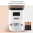 thumbnail image 3 of Distributeur de Nourriture pour Animaux Programmé, Distributeur de Nourriture pour Animaux avec Minuterie, Commande Vocale à Distance, Prise US 100-240 V pour Chat pour Nourriture Sèche, 3 of 8